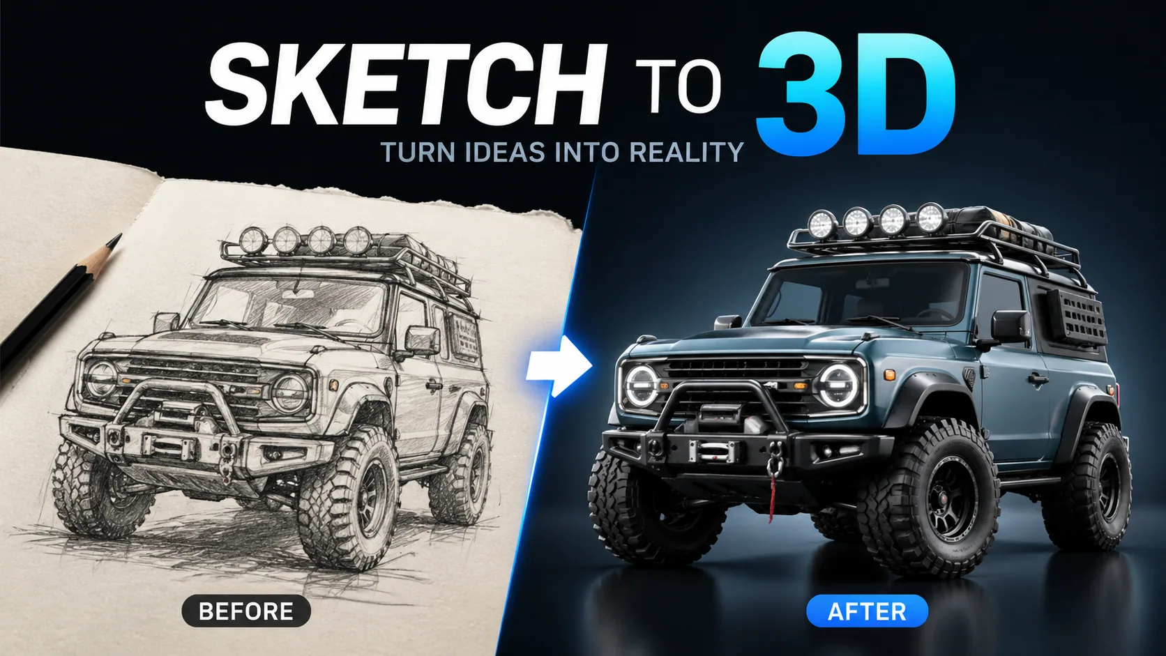 草圖轉 3D