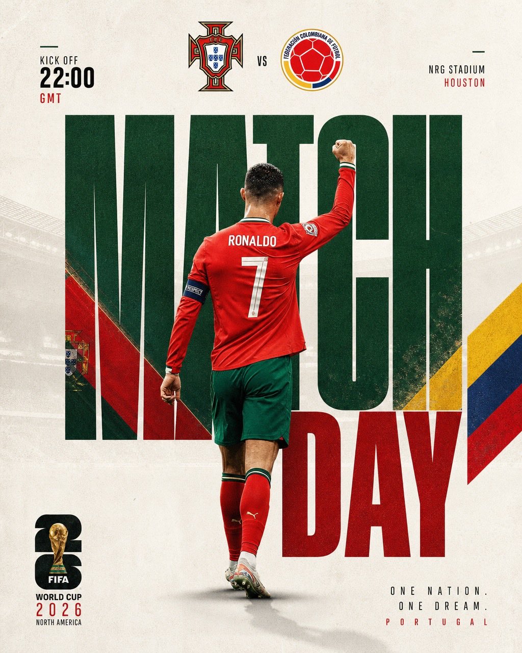 Ultra-Realistic Cristiano Ronaldo Match Day Poster | FIFA World Cup 2026