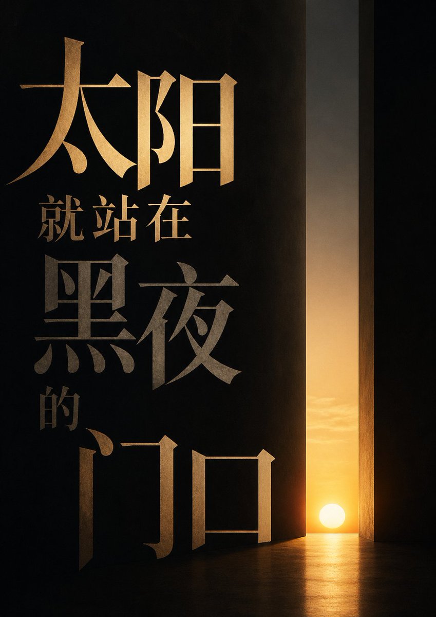 Inspiración de diseño de póster: El sol en la puerta de la noche