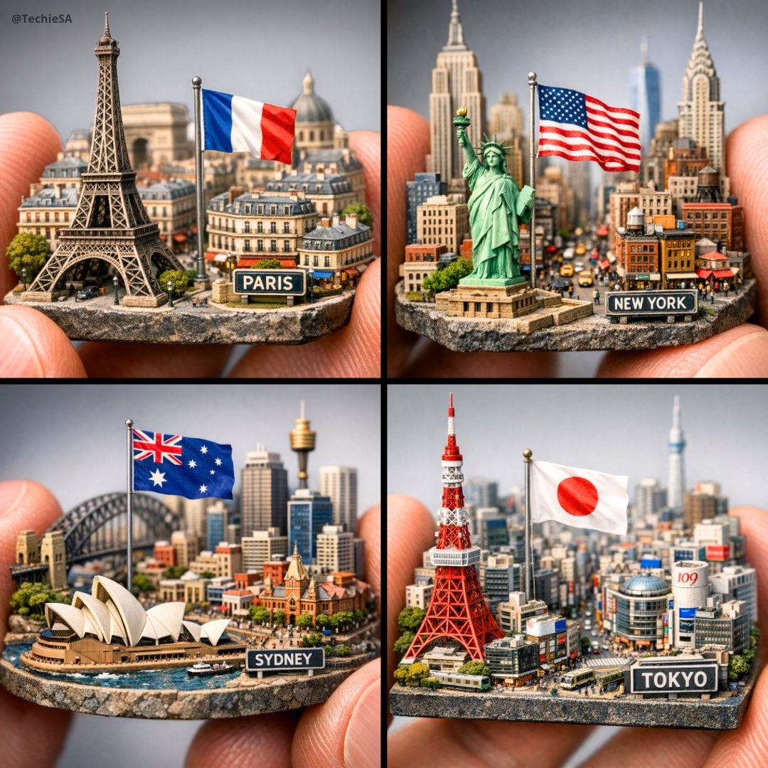 Diorama Miniatura de París