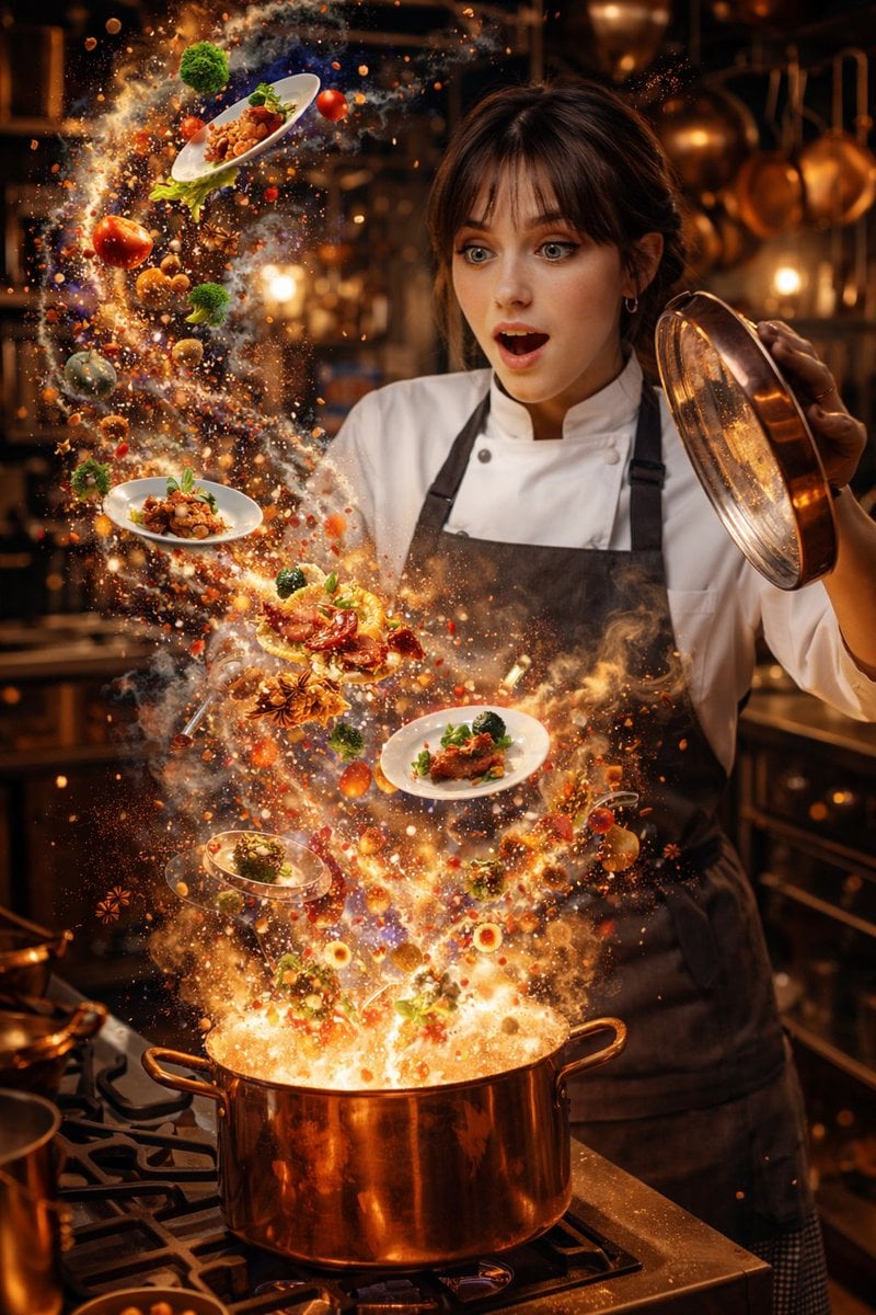 Cosmic Chef: Gourmet Galaxy Explosion