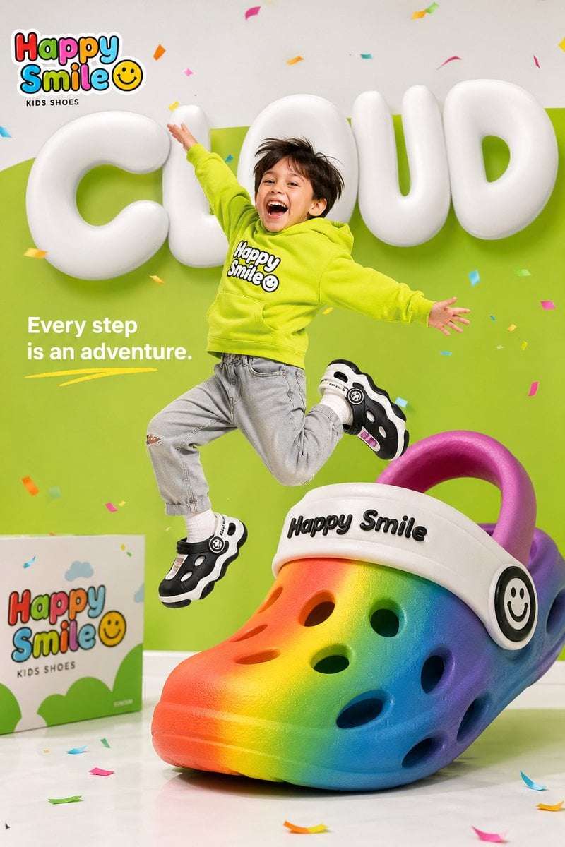 Happy Smile Cloud Shoes Adventure