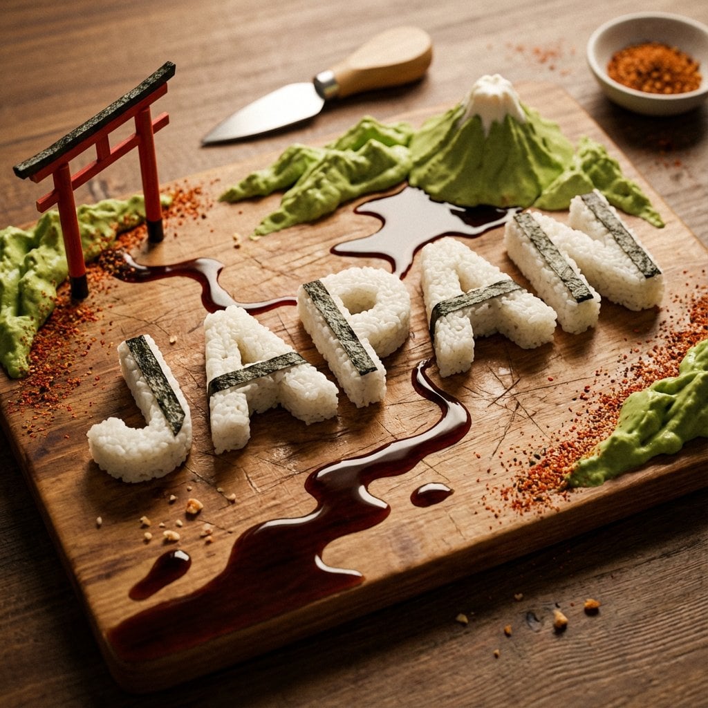 Edible Japan Sushi Sculpture