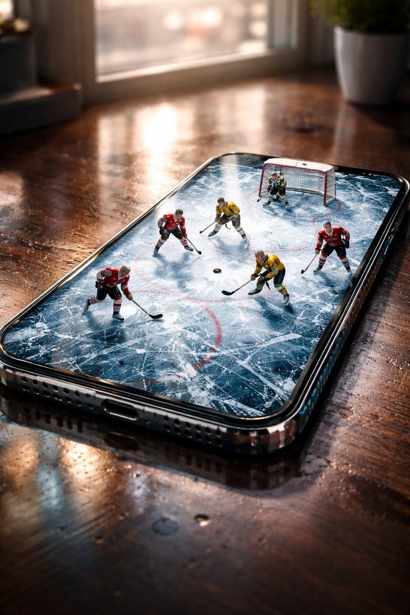 Smartphone Hockey Rink