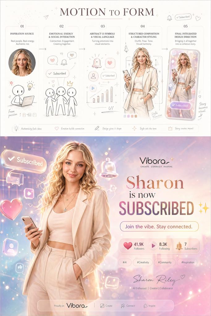 Von Motion zu Form: Sharons viraler Design-Prozess