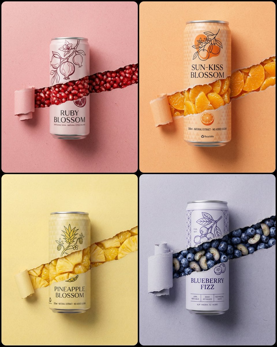 Aluminum Soda Can Tear | Creative Product Shot