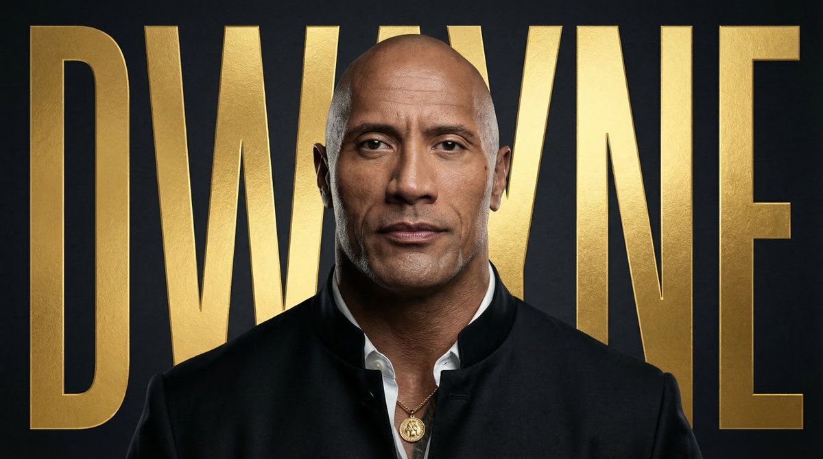 Luxury Cinematic Portrait Poster | Gold Typography