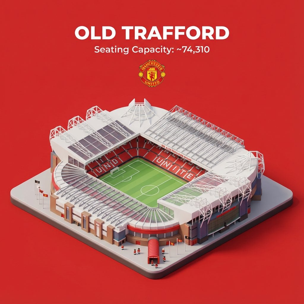 Escena 3D de miniatura isométrica de estadio